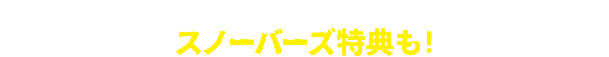 加盟スキー場でも使えるお得な特典！スノーパーズ特典も！